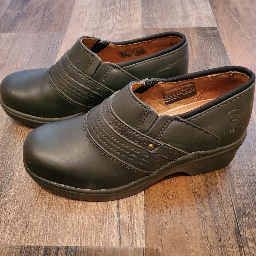 ARIAT WORK Women's Steel Toe Safety Clog Black - 10002368 BLACK